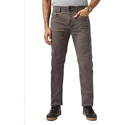 Amazon Brand - Symbol Men Stretchable Casual Pants | Scoop Pocket Chinos | Trousers (Slim Fit)