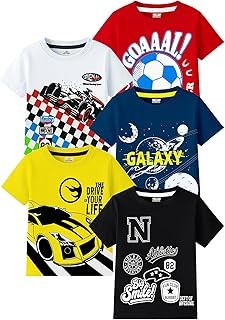 Kuchipoo Boys Half Sleeves Regular Fit Cotton T-Shirt