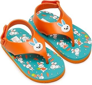 Cutties Flip Flops with Shark Design, Dolphin Print Flip Flops, Open Toe Thong Sandals, EVA Sole, Available in C.Green, Red, Navy, and Pink