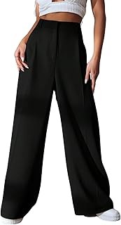 GRECIILOOKS Women High Rise High Waist Jeans Wide Leg Straight Fit Denim | Baggy Cargo Style Casual Pants Daily College Wear